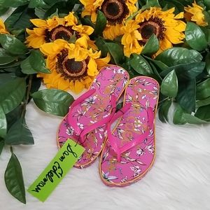 Sam Edelman Evans Hot Pink Flip Flops